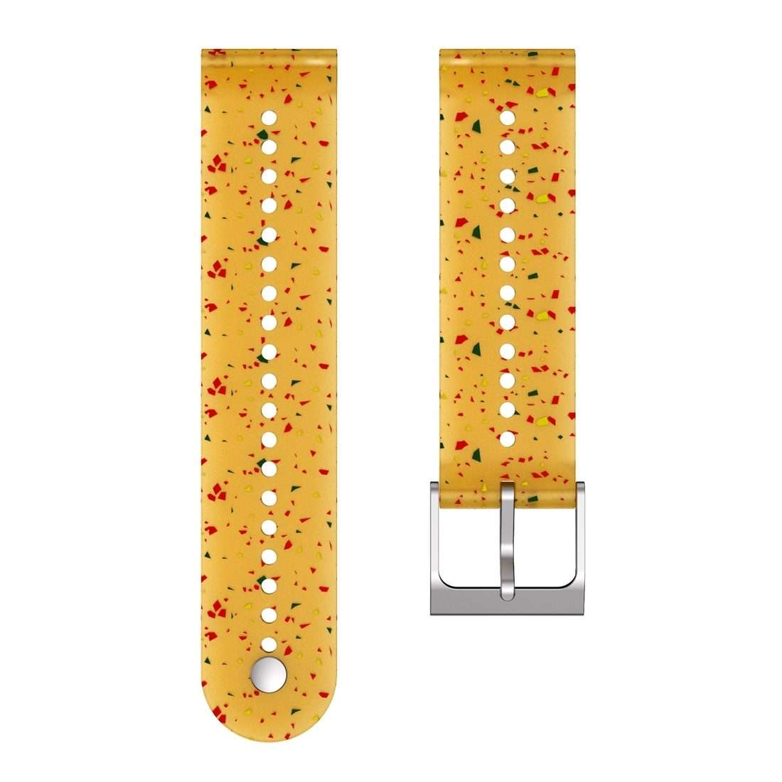 For Suunto 5 Peak Silicone Watch Band(Red Yellow Orange)