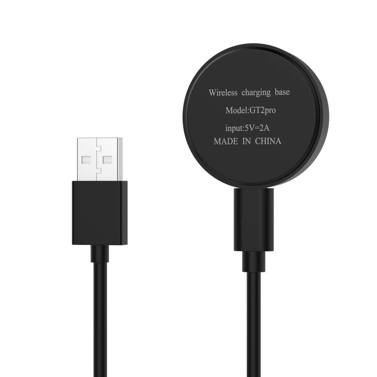Smart Watch Magnetic Charging Cable, Length: 1m, Split Version(Black)