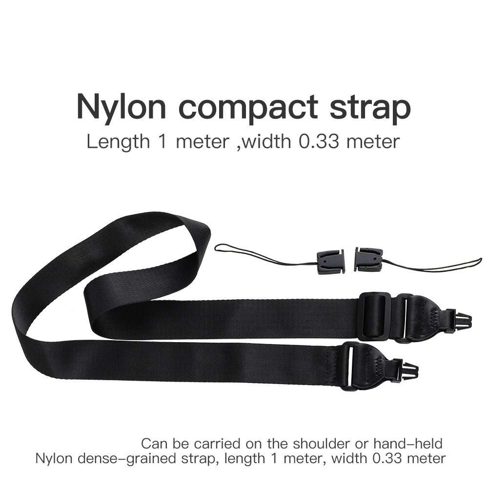 For Microsoft Surface Pro 10 / 9 Acrylic Transparent LaptopCase with Shoulder Strap(Black)