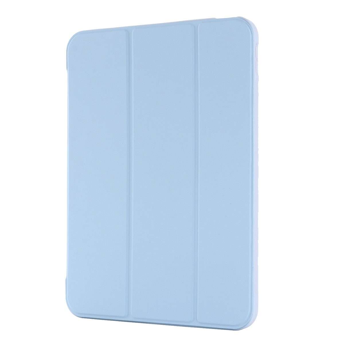 For iPad 2025 / 2022 Tri-fold Holder Tablet Leather Case(Light Blue)