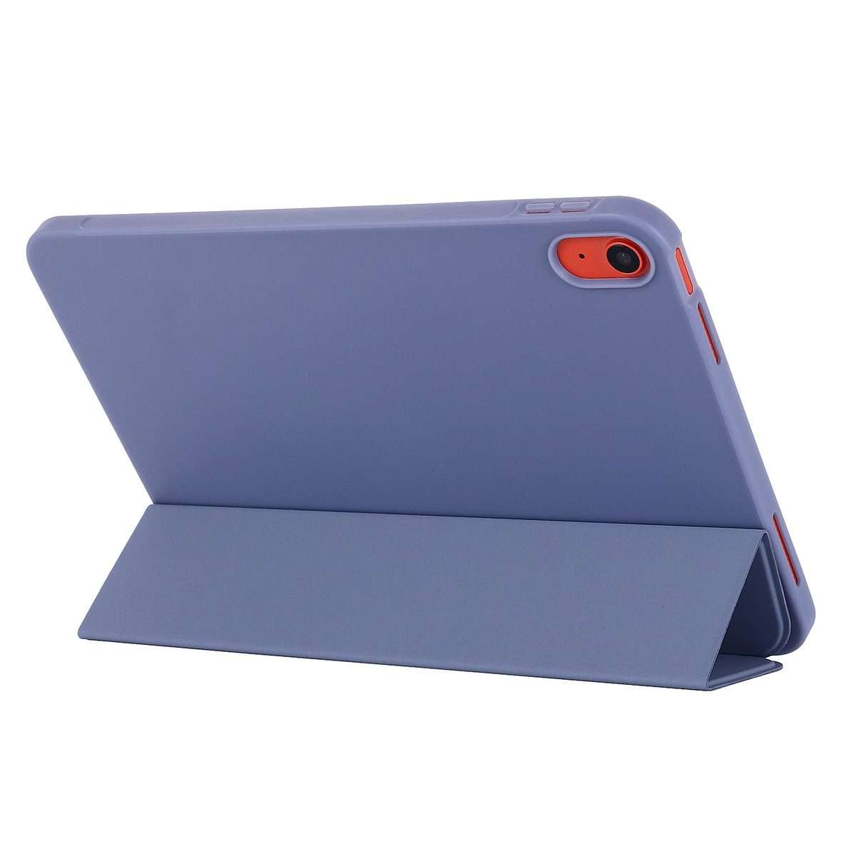For iPad 2025 / 2022 Tri-fold Holder Tablet Leather Case(Lavender)