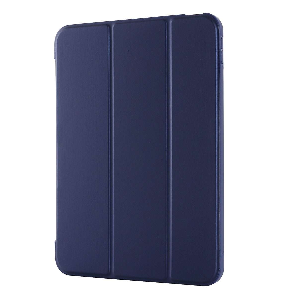 For iPad 2025 / 2022 Tri-fold Holder Tablet Leather Case(Dark Blue)