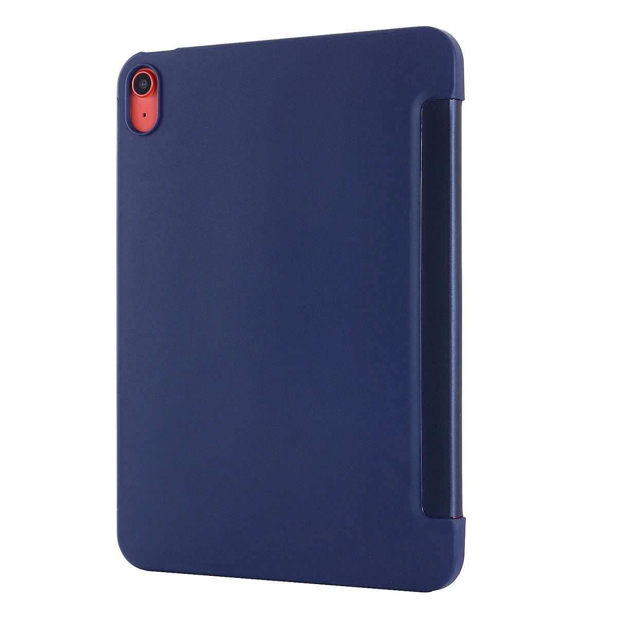 For iPad 2025 / 2022 Tri-fold Holder Tablet Leather Case(Dark Blue)