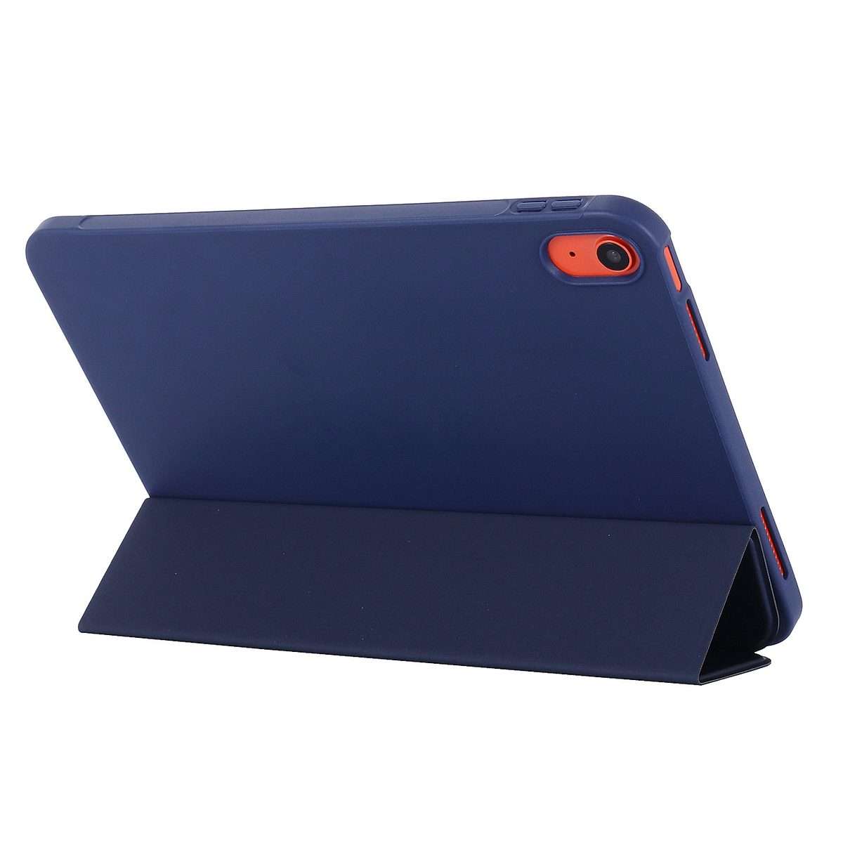 For iPad 2025 / 2022 Tri-fold Holder Tablet Leather Case(Dark Blue)