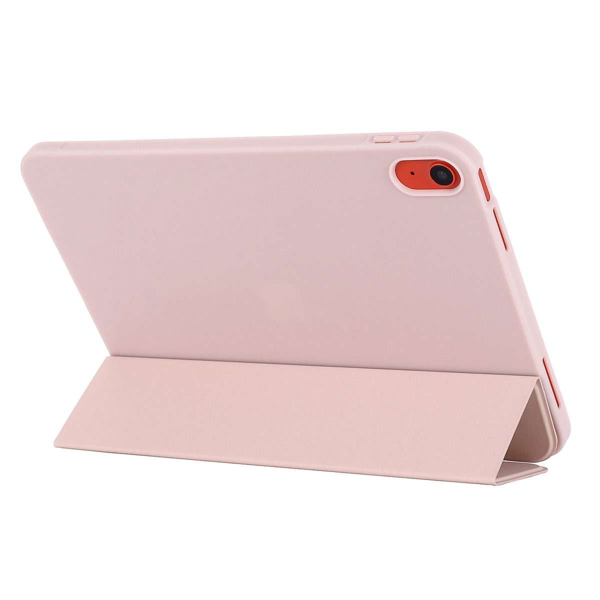 For iPad 2025 / 2022 Tri-fold Holder Tablet Leather Case(Pink)