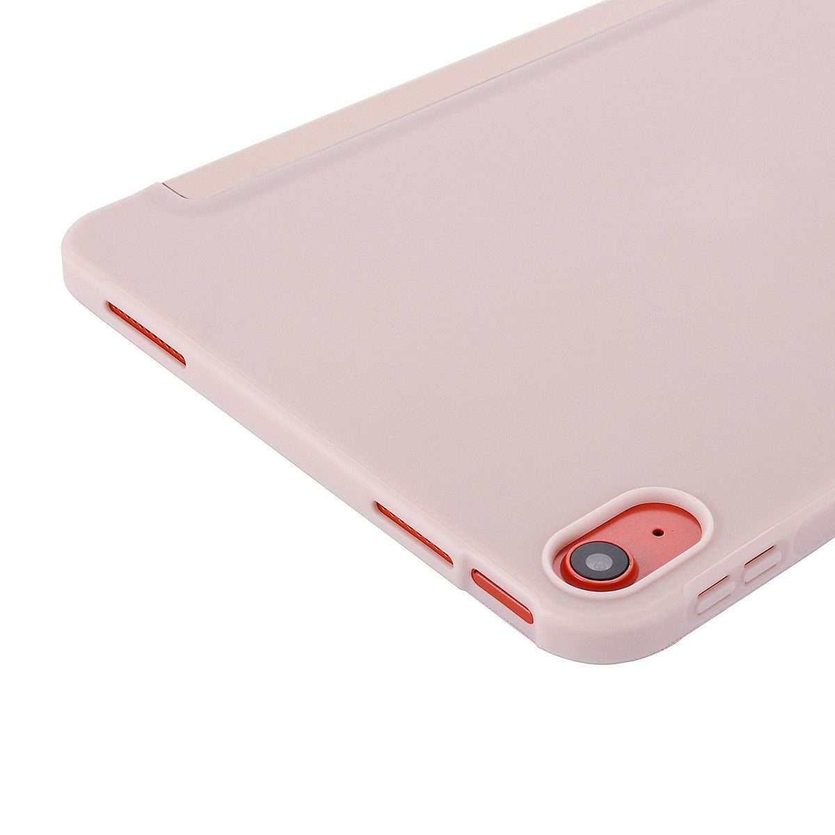 For iPad 2025 / 2022 Tri-fold Holder Tablet Leather Case(Pink)