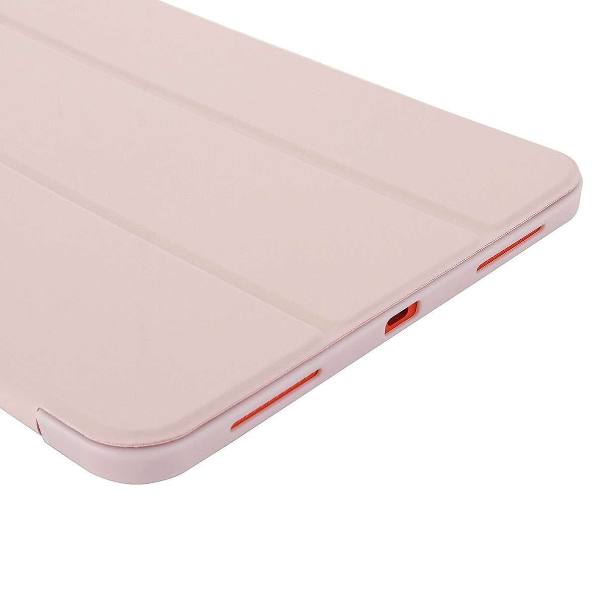 For iPad 2025 / 2022 Tri-fold Holder Tablet Leather Case(Pink)