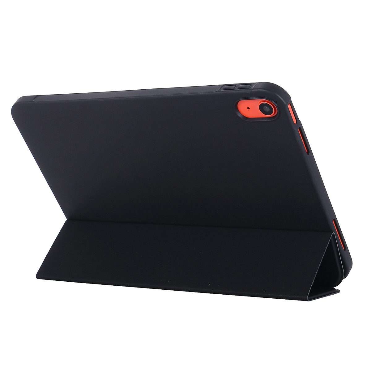 For iPad 2025 / 2022 Tri-fold Holder Tablet Leather Case(Black)