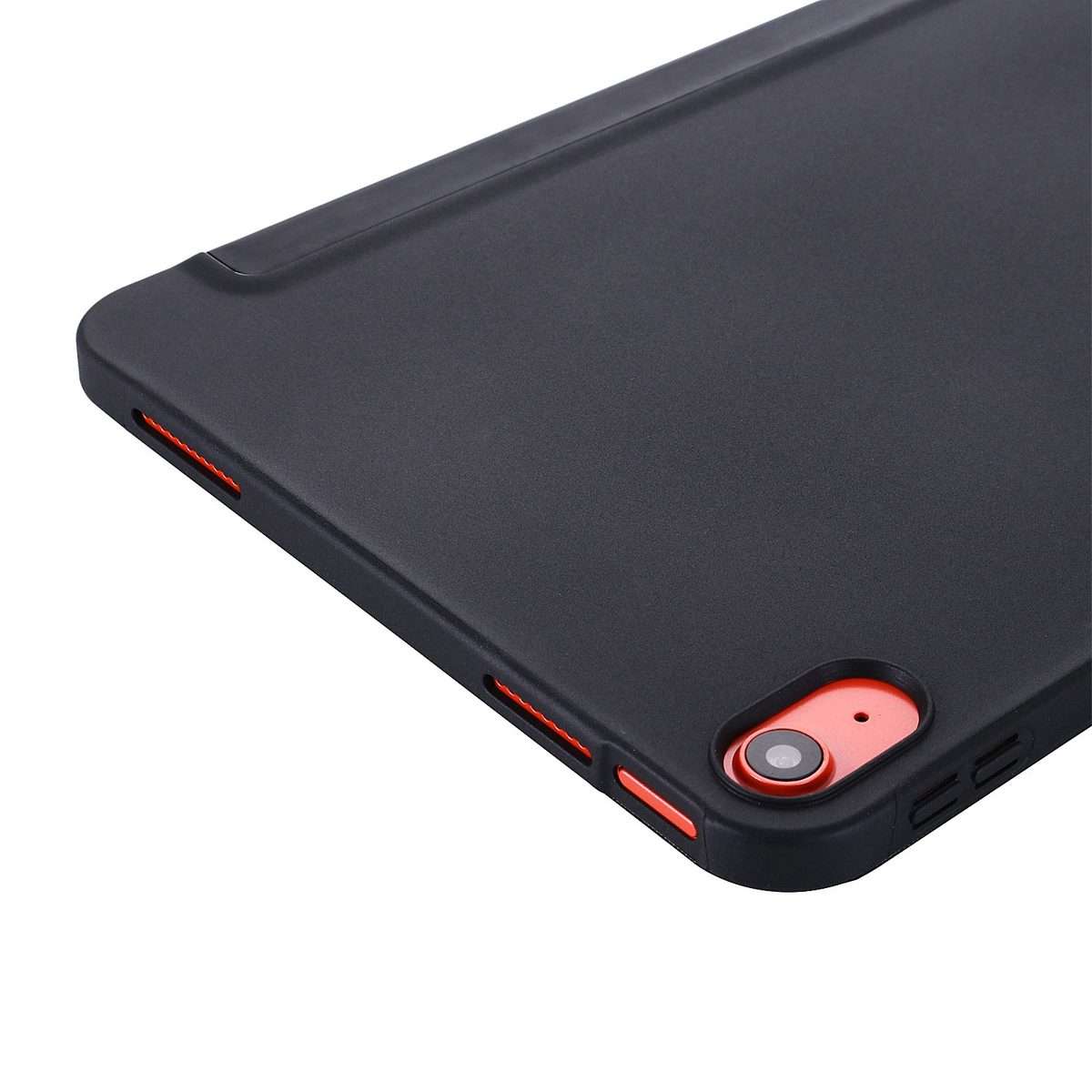For iPad 2025 / 2022 Tri-fold Holder Tablet Leather Case(Black)