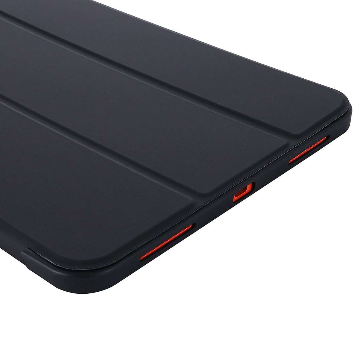 For iPad 2025 / 2022 Tri-fold Holder Tablet Leather Case(Black)
