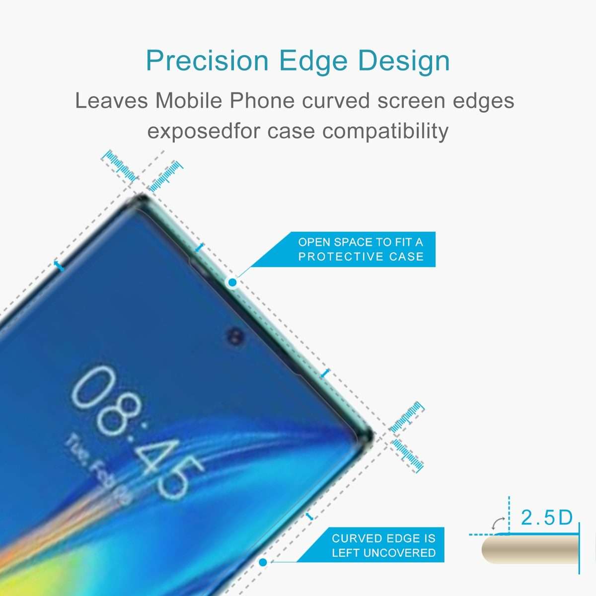 For Tecno Phantom X2 Pro 10pcs 0.26mm 9H 2.5D Tempered Glass Film
