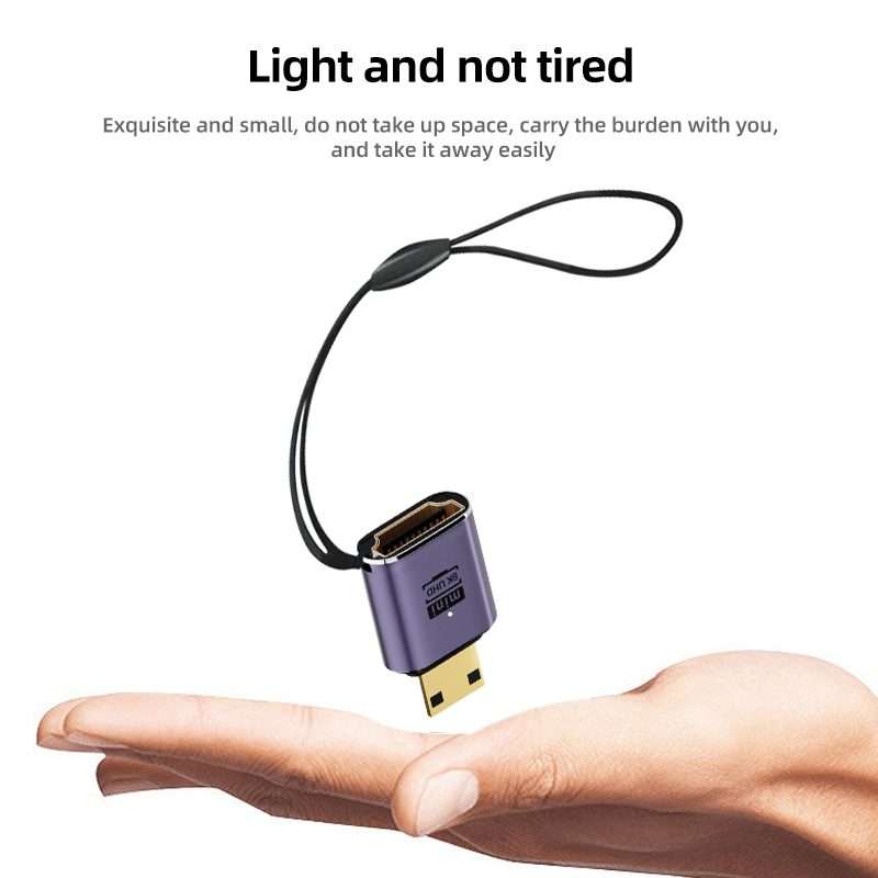 D8K-05 8K HDMI 2.1 to Micro HDMI Adapter