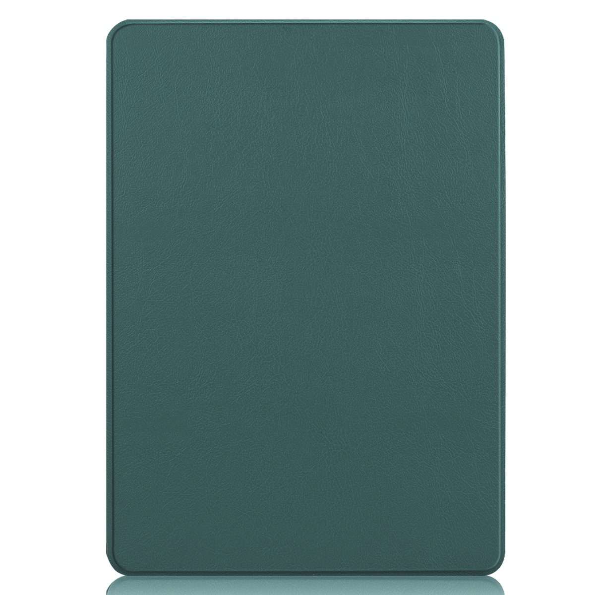 For Microsoft Surface Pro 9 Custer Pure Color Holder Leather Tablet Case(Green)