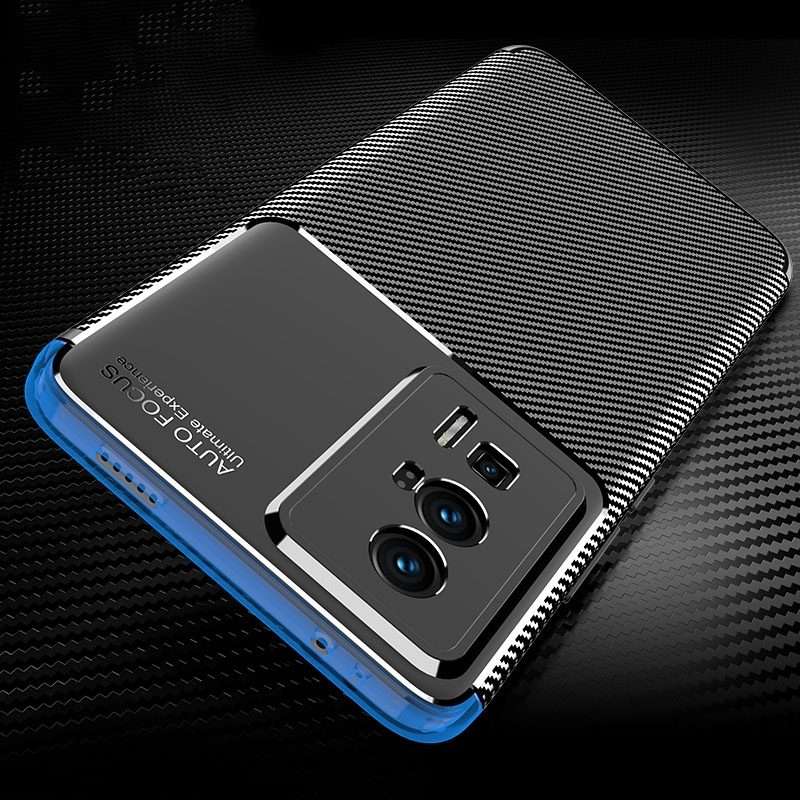 For Xiaomi Redmi K60 Pro Carbon Fiber Texture Shockproof TPU Phone Case(Black)