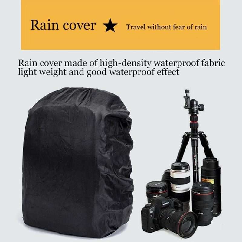 Outdoor Camera Backpack Waterproof Photography Camera Shoulders Bag, Size:33.5x25.5x15.5cm(Red)