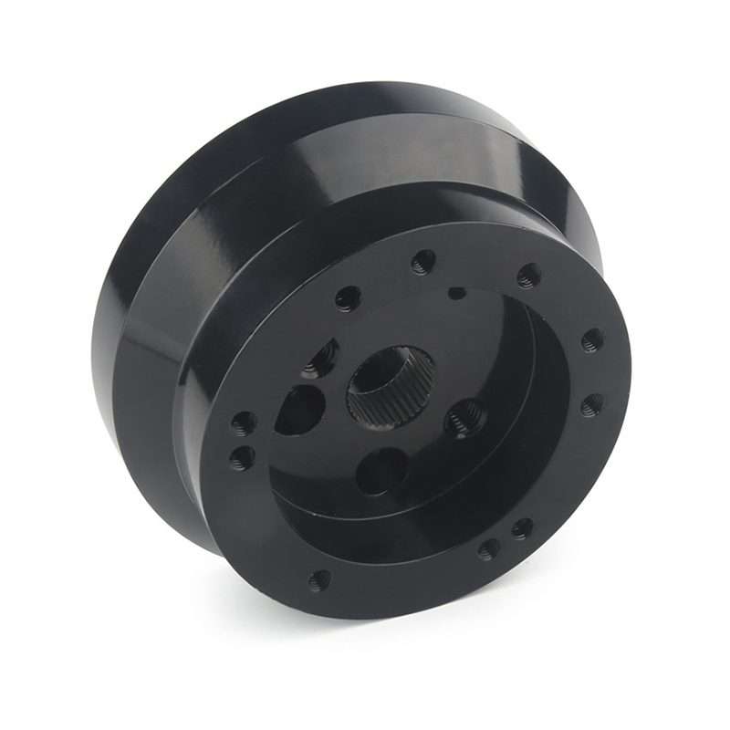 For Chevrolet 5 & 6 Hole Steering Wheel Polished Hub Adapter, Style:Type A