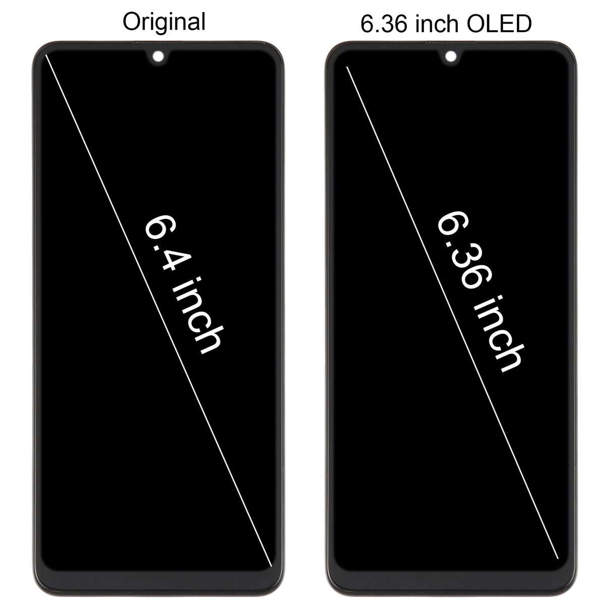 For Samsung Galaxy M32 SM-M325 OLED LCD Screen Digitizer Full Assembly with Frame