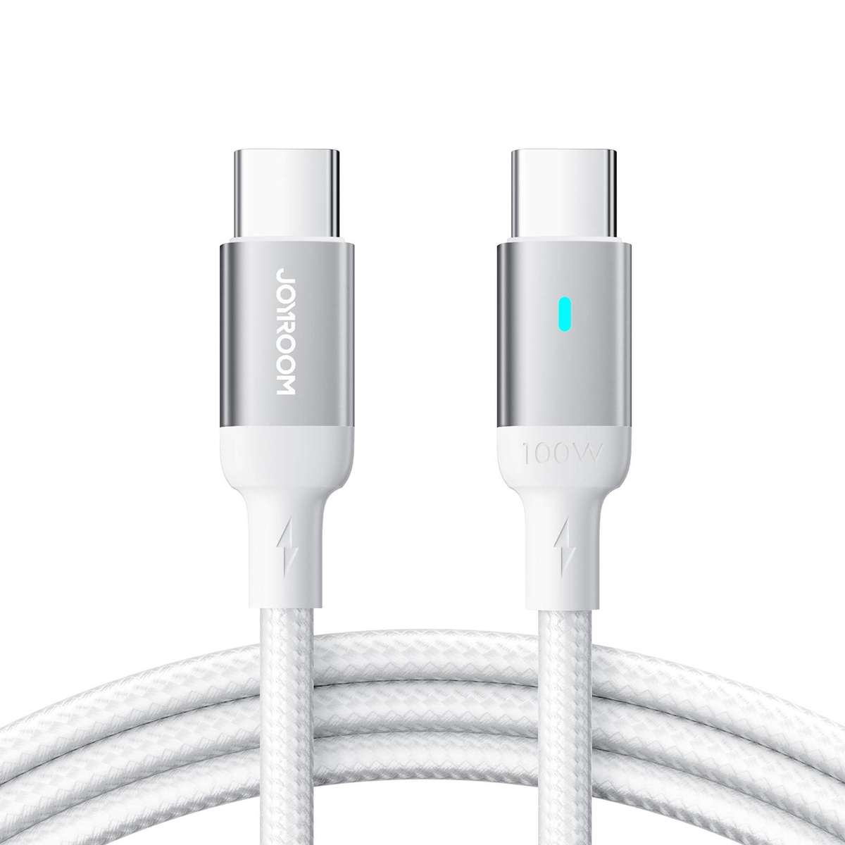 JOYROOM S-CC100A10 Extraordinary Series 100W USB-C / Type-C to USB-C / Type-C Fast Cha ... (White)