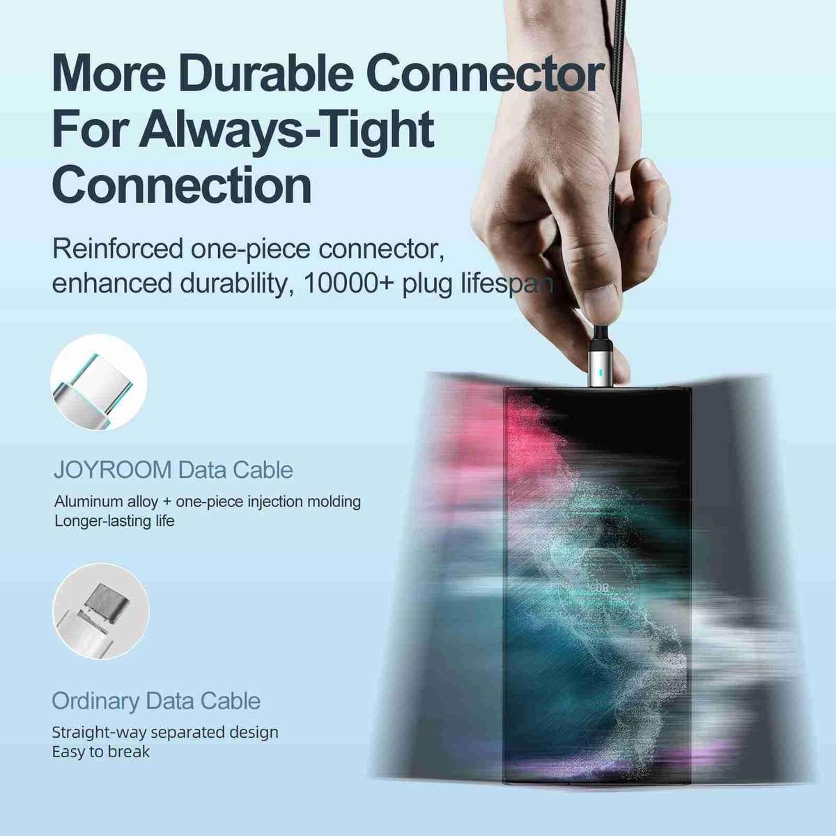 JOYROOM S-CC100A10 Extraordinary Series 100W USB-C / Type-C to USB-C / Type-C Fast Cha ... (White)