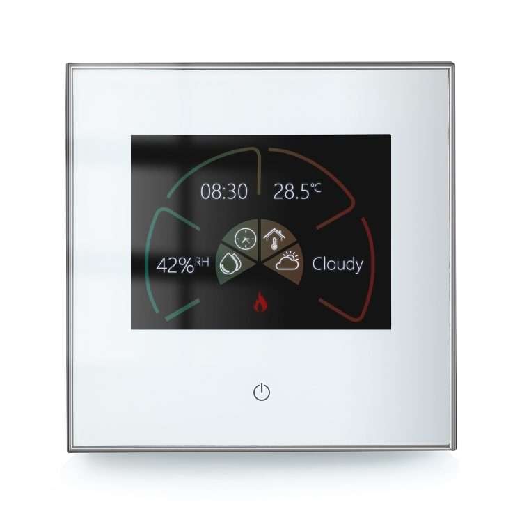 BHT-2002GBLM 220V Smart Home Heating Thermostat Electric Heating WiFi Thermostat with ... (White)