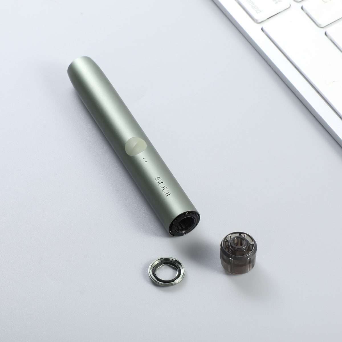 For IQOS ILUMA / Prime Electronic Cigarette Cap Rod Single Five Rings with ... (Rose Red Diamond)
