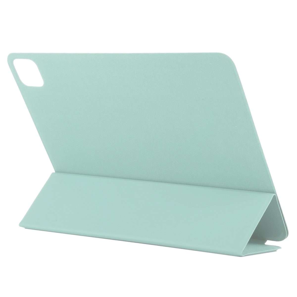 Horizontal Flip Ultra-thin Non-buckle Magnetic PU Leather Tablet Case With Three ... (Light Green)