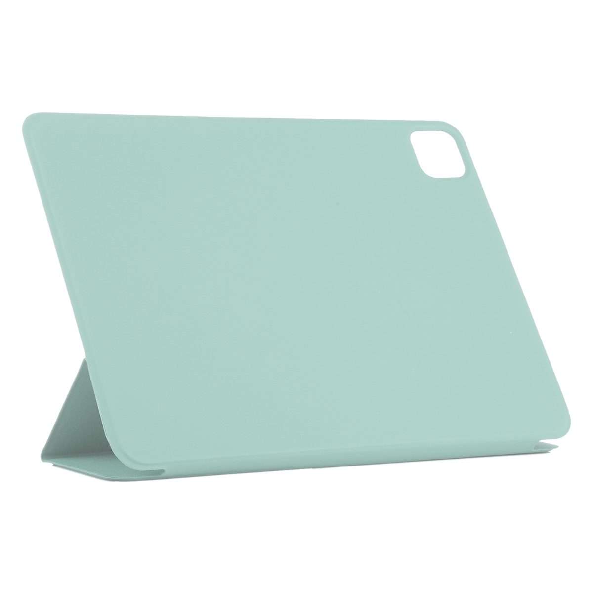 Horizontal Flip Ultra-thin Non-buckle Magnetic PU Leather Tablet Case With Three ... (Light Green)