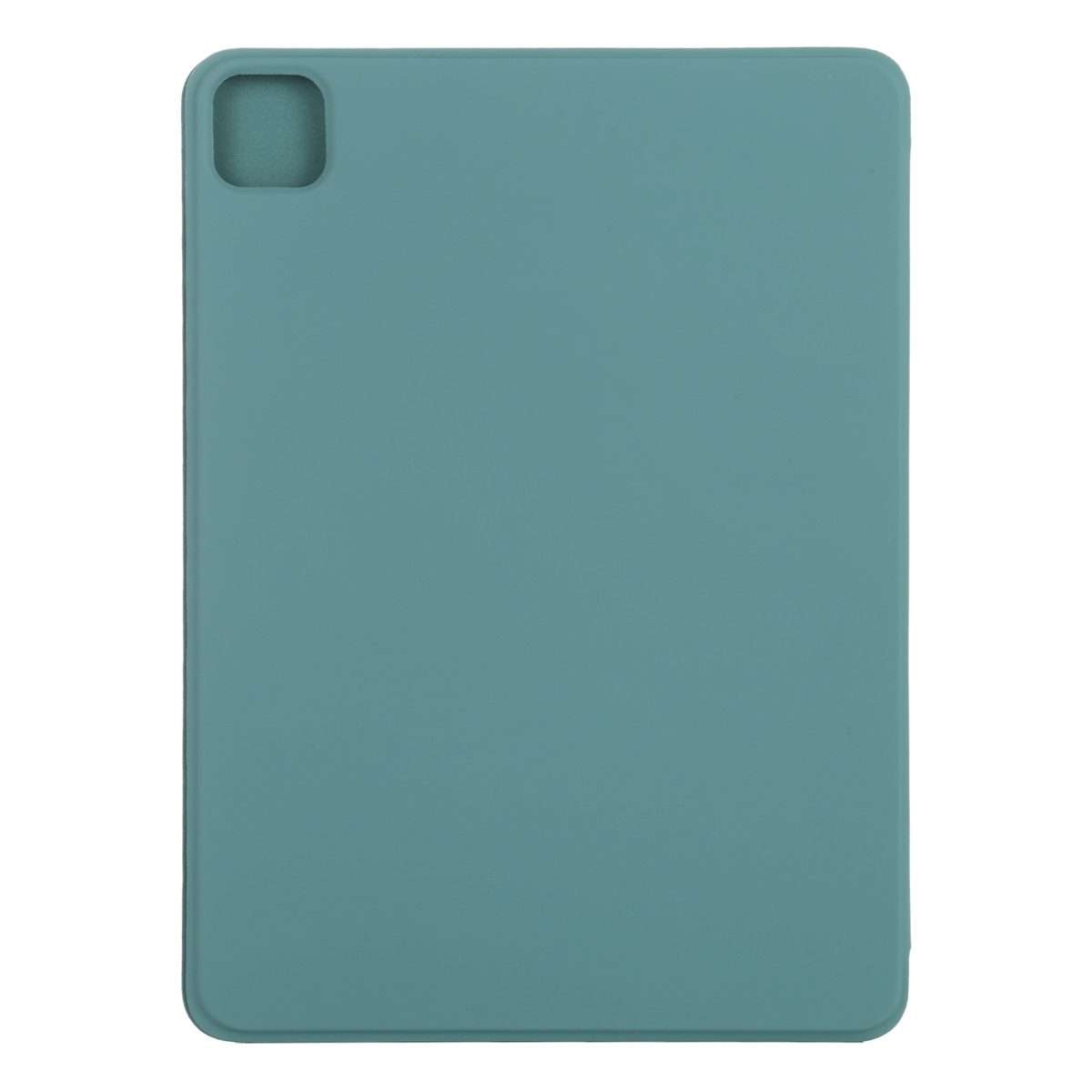 Horizontal Flip Ultra-thin Non-buckle Magnetic PU Leather Tablet Case With Three-foldi ... (Green)