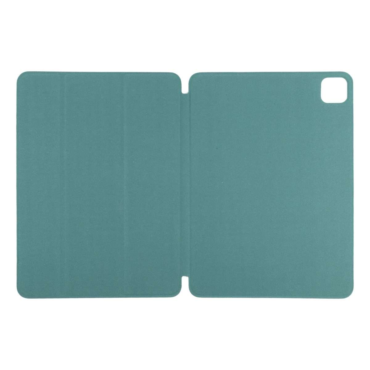 Horizontal Flip Ultra-thin Non-buckle Magnetic PU Leather Tablet Case With Three-foldi ... (Green)