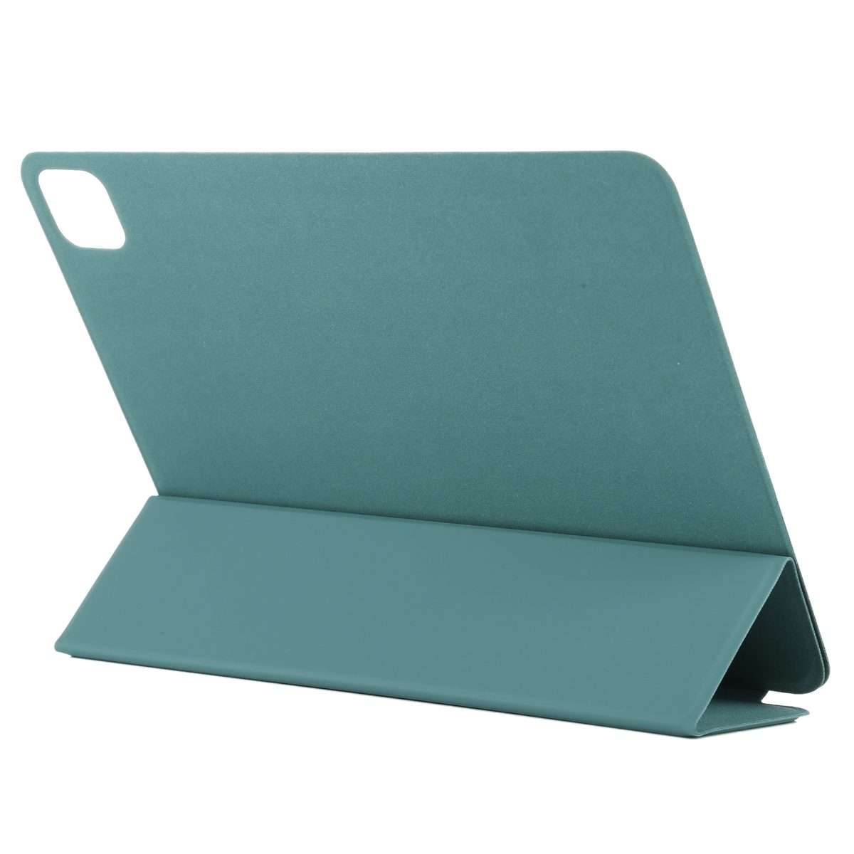 Horizontal Flip Ultra-thin Non-buckle Magnetic PU Leather Tablet Case With Three-foldi ... (Green)