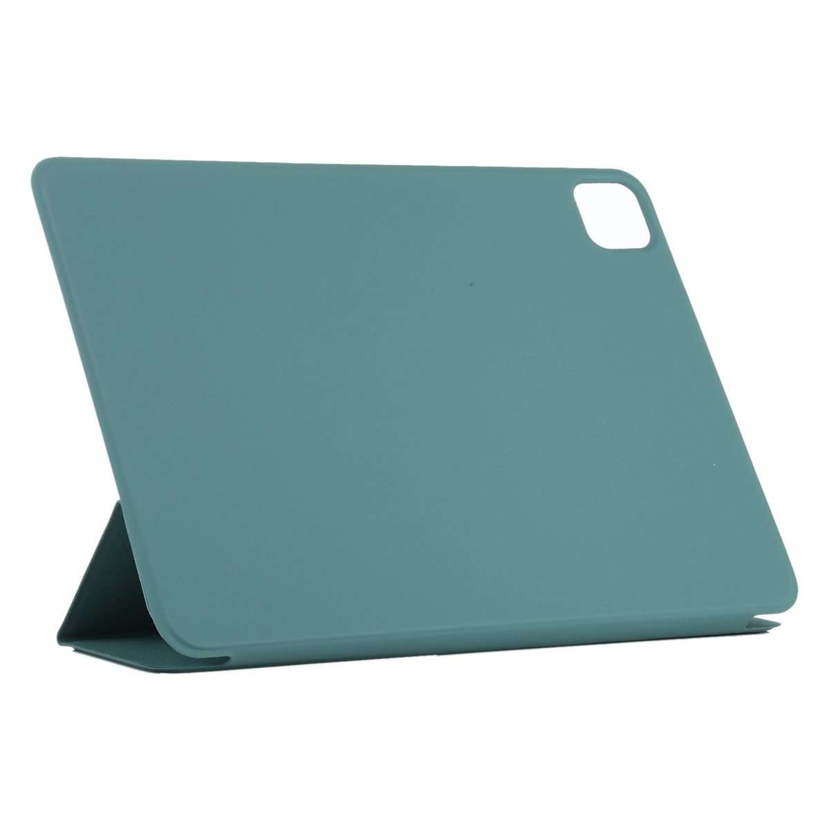 Horizontal Flip Ultra-thin Non-buckle Magnetic PU Leather Tablet Case With Three-foldi ... (Green)