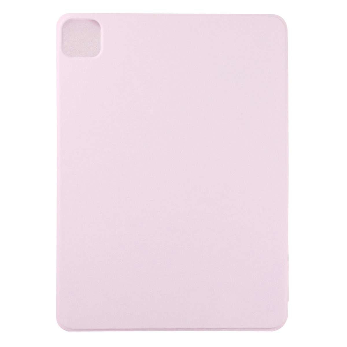 Horizontal Flip Ultra-thin Non-buckle Magnetic PU Leather Tablet Case With Three-foldin ... (Pink)