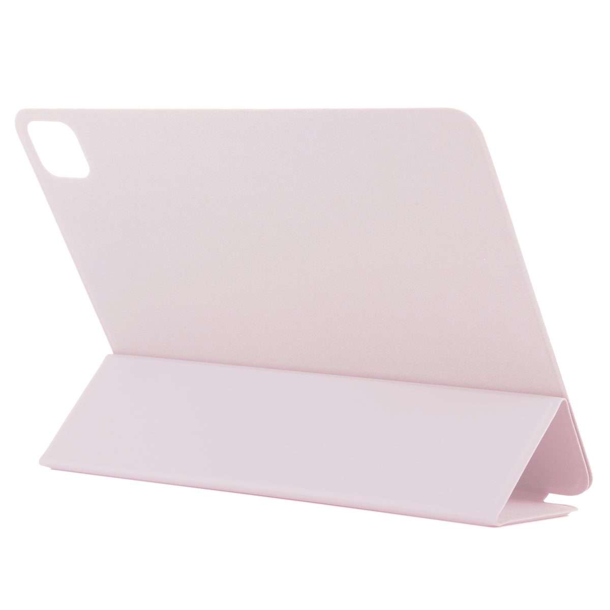 Horizontal Flip Ultra-thin Non-buckle Magnetic PU Leather Tablet Case With Three-foldin ... (Pink)