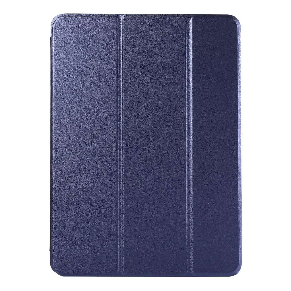 Horizontal Flip Ultra-thin Non-buckle Magnetic PU Leather Tablet Case With Three-f ... (Dark Blue)