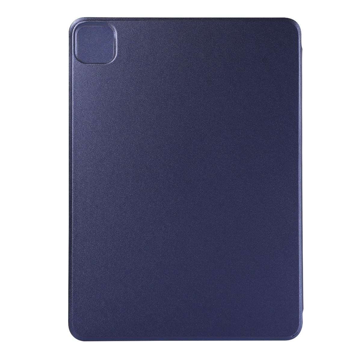 Horizontal Flip Ultra-thin Non-buckle Magnetic PU Leather Tablet Case With Three-f ... (Dark Blue)