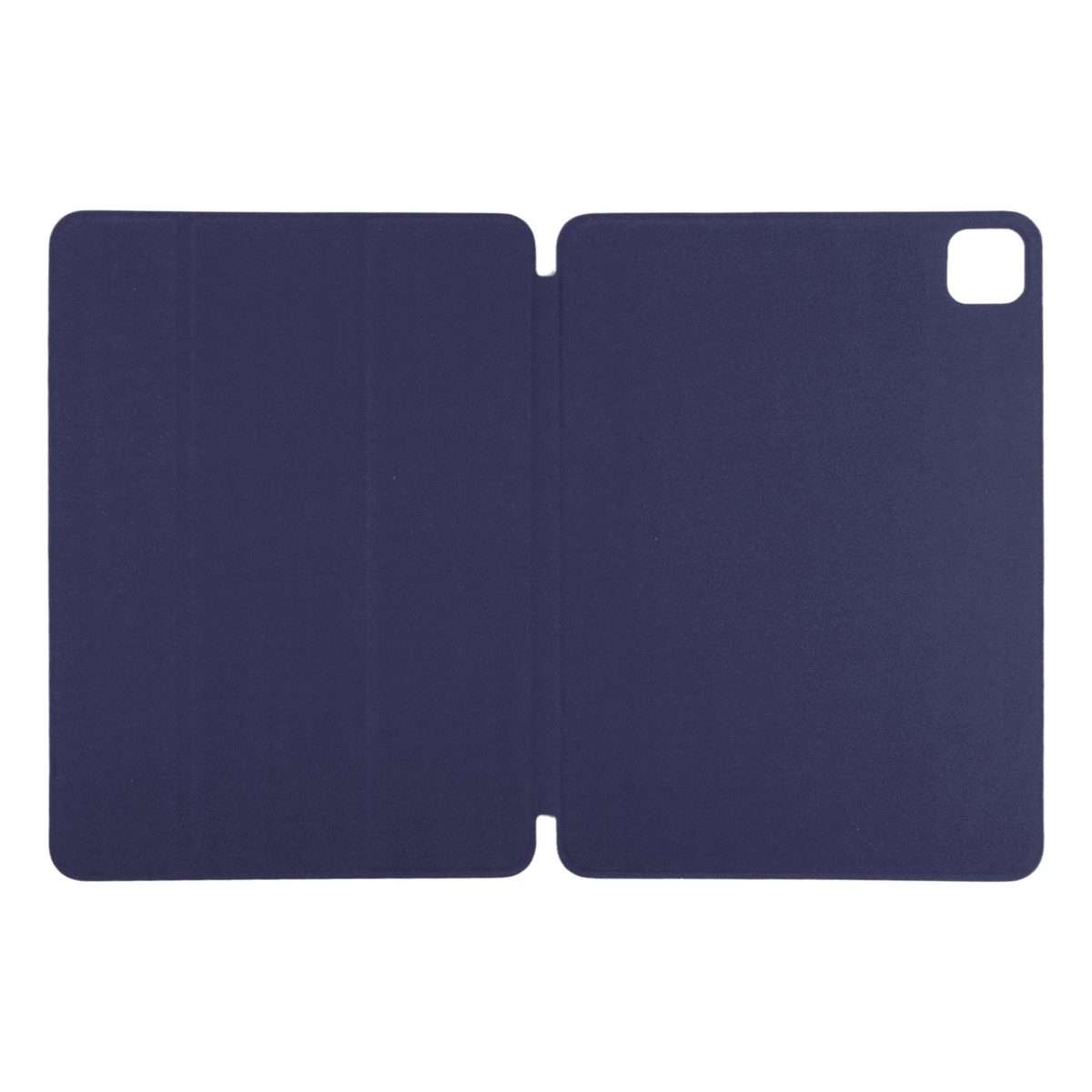 Horizontal Flip Ultra-thin Non-buckle Magnetic PU Leather Tablet Case With Three-f ... (Dark Blue)