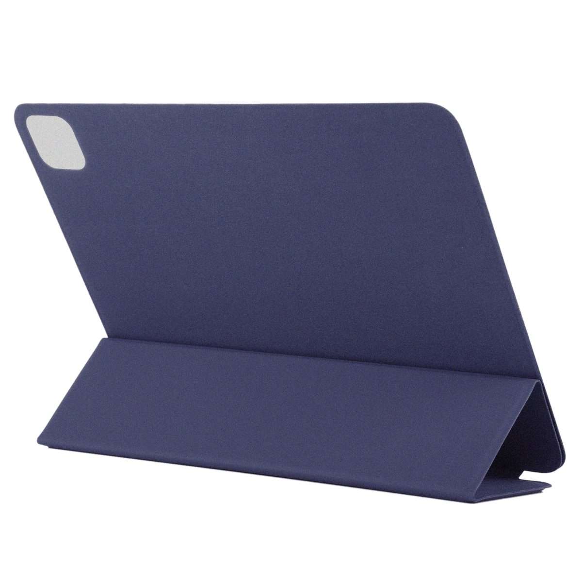 Horizontal Flip Ultra-thin Non-buckle Magnetic PU Leather Tablet Case With Three-f ... (Dark Blue)