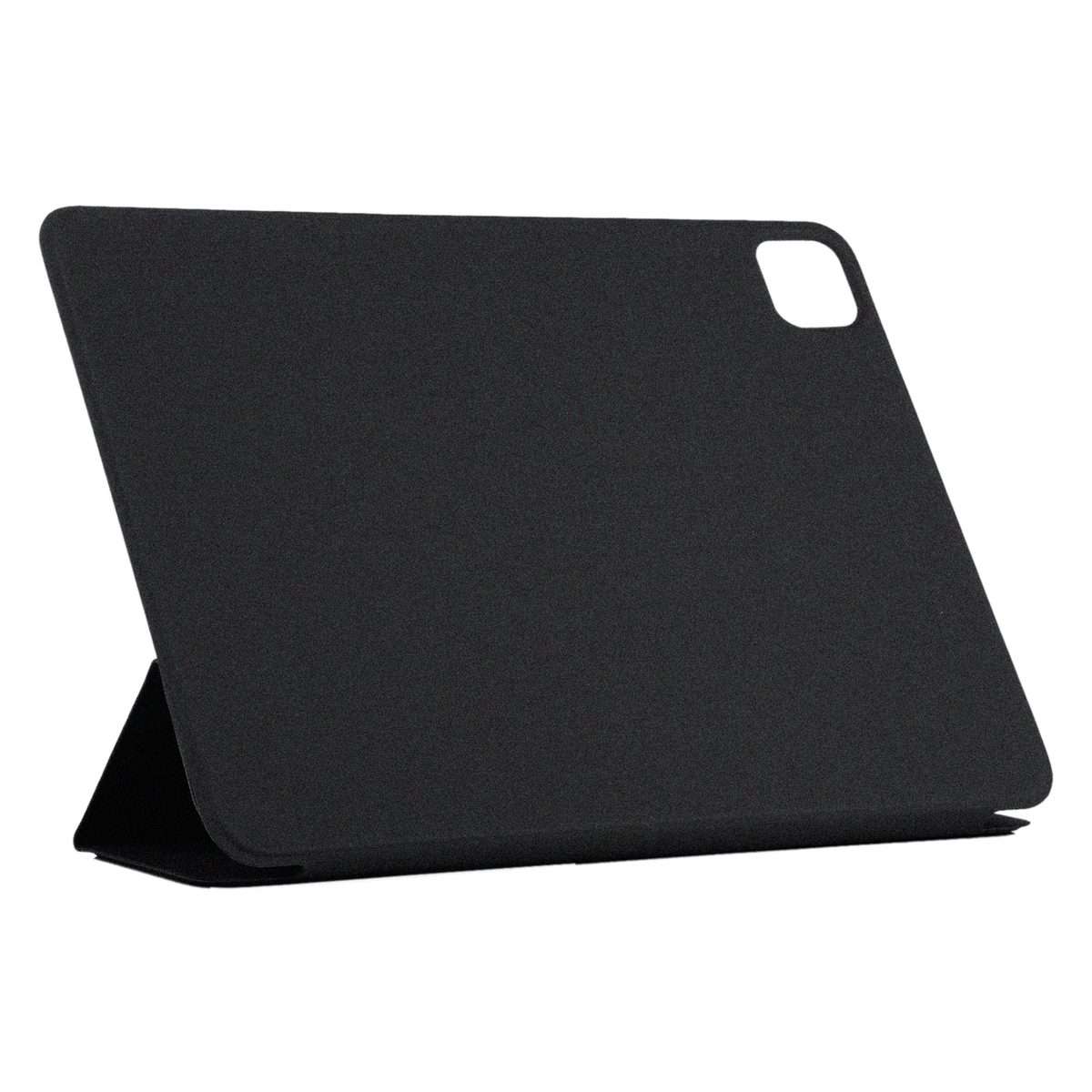 Horizontal Flip Ultra-thin Non-buckle Magnetic PU Leather Tablet Case With Three-foldi ... (Black)