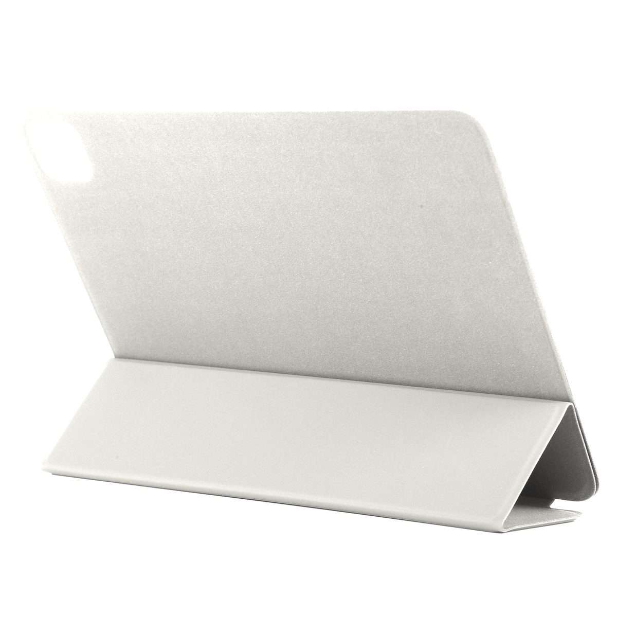 Horizontal Flip Ultra-thin Non-buckle Magnetic PU Leather Tablet Case With Three-foldin ... (Grey)