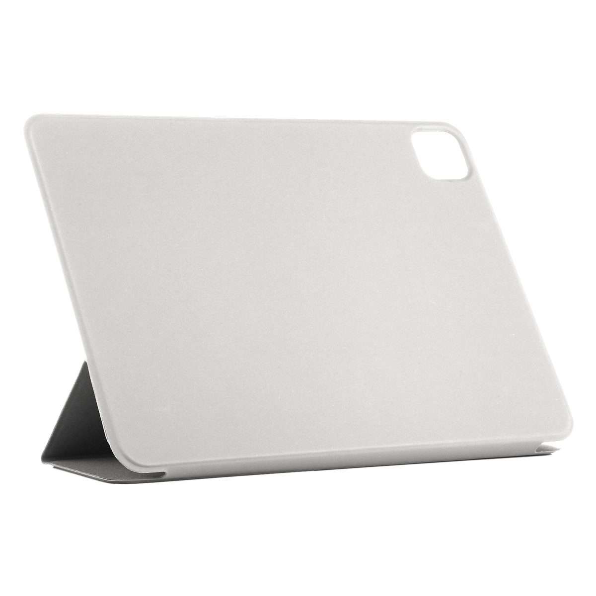 Horizontal Flip Ultra-thin Non-buckle Magnetic PU Leather Tablet Case With Three-foldin ... (Grey)