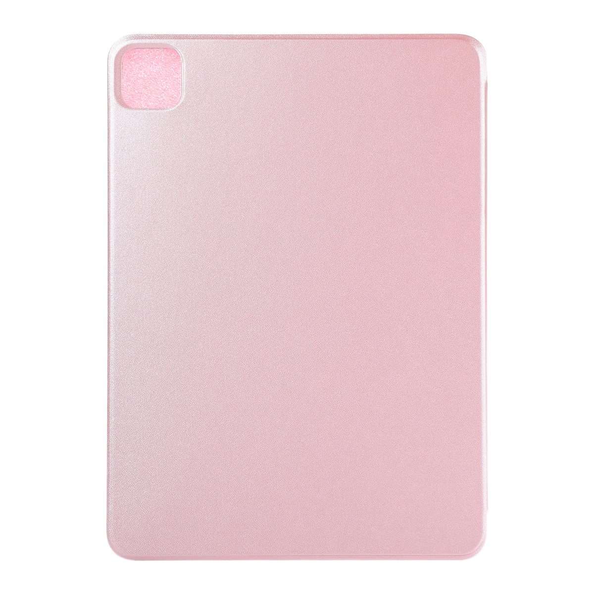Horizontal Flip Ultra-thin Non-buckle Magnetic PU Leather Tablet Case With Three-f ... (Rose Gold)