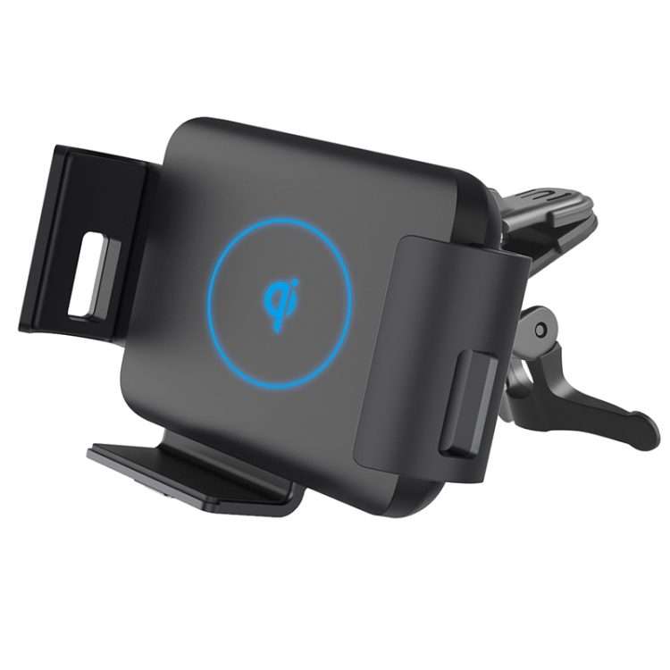 For Samsung Galaxy Z Fold4 / 3 S1 Pro Car Horizontal Navigation Phone Holder Wireless ... (Black)
