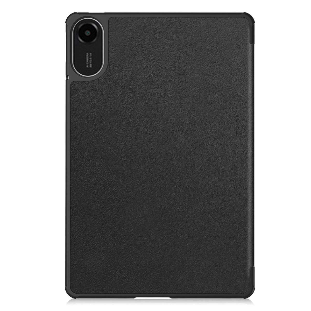 For Xiaomi Redmi Pad 2 Custer Texture 3-Fold Holder Leather Smart Tablet Case(Black)