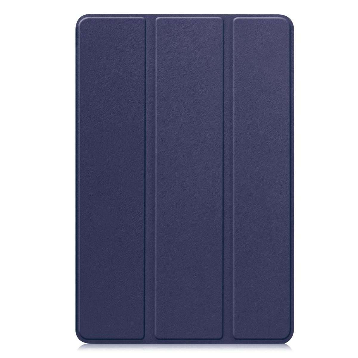 For Xiaomi Redmi Pad 2 Custer Texture 3-Fold Holder Leather Smart Tablet Case(Dark Blue)