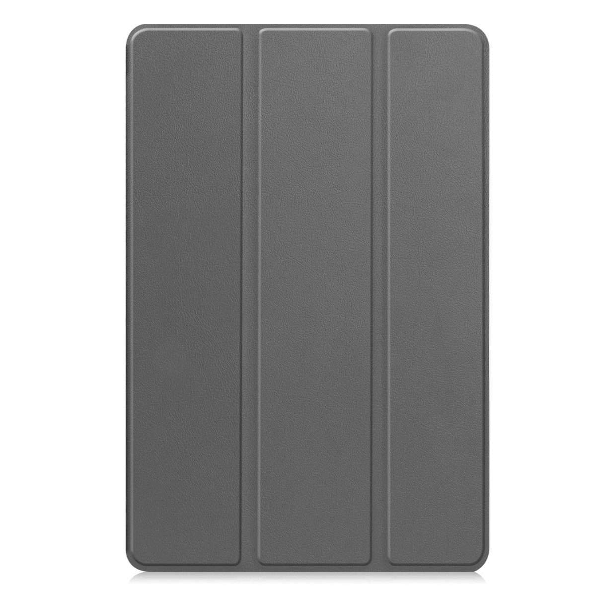 For Xiaomi Redmi Pad 2 Custer Texture 3-Fold Holder Leather Smart Tablet Case(Grey)