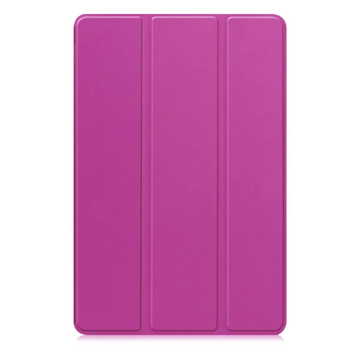 For Xiaomi Redmi Pad 2 Custer Texture 3-Fold Holder Leather Smart Tablet Case(Purple)