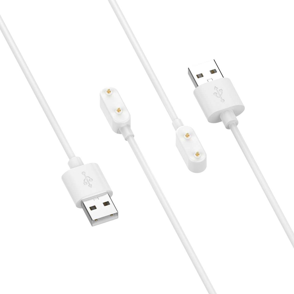 For Huawei Band 8 Smart Watch USB Charging Cable Without Chip Protection(White)