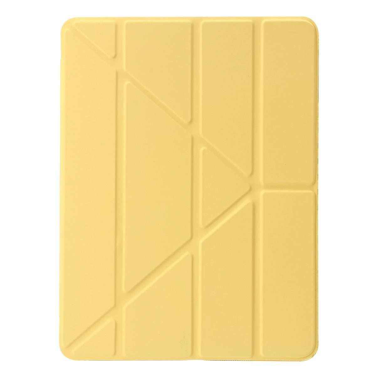 For iPad Air / Air 2 / 9.7 2018 / 2017 Clear Acrylic Deformation Leather Tablet Case(Yellow)