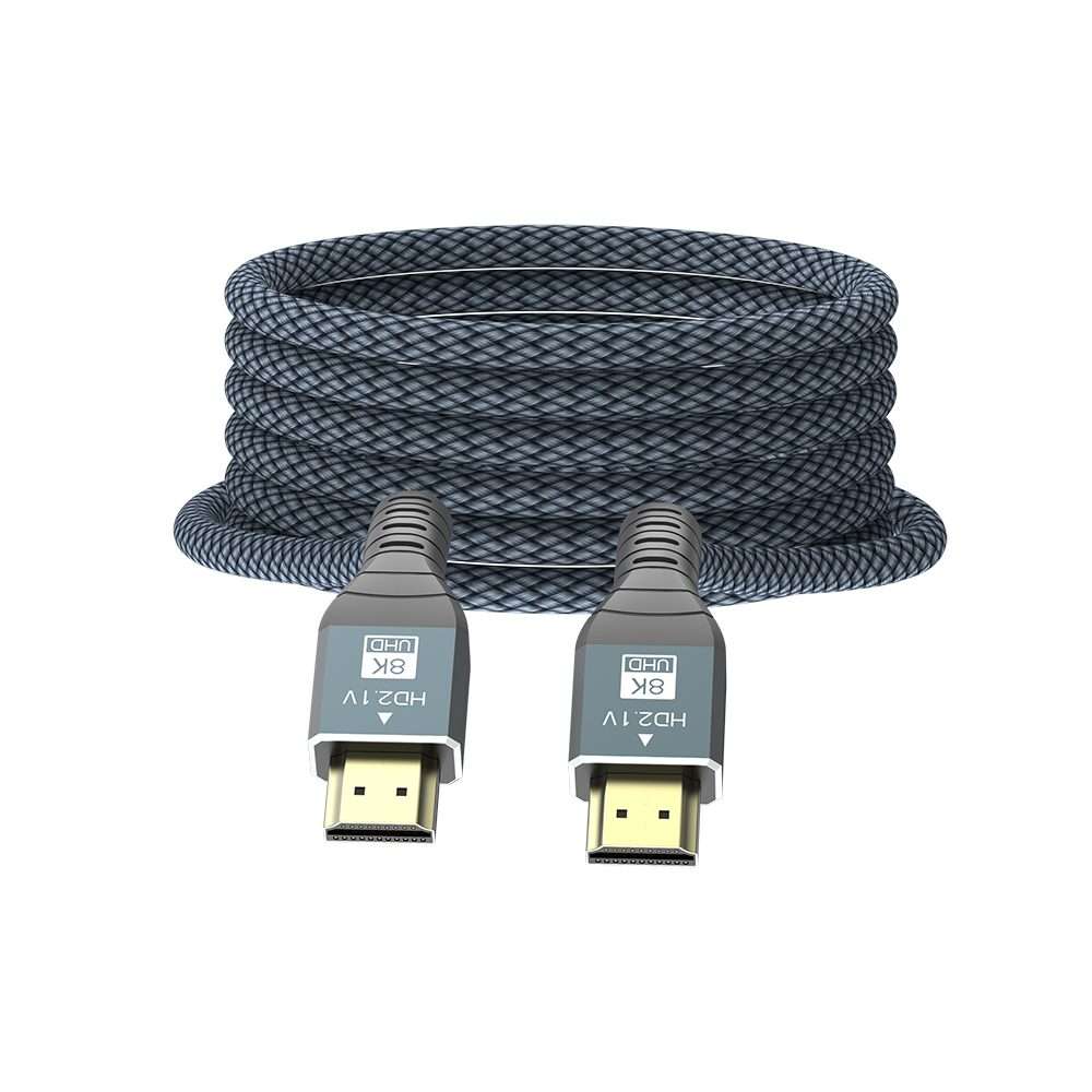 1m HDMI 2.1 Version 8K 60Hz UHD 48Gbps Cable(Grey)