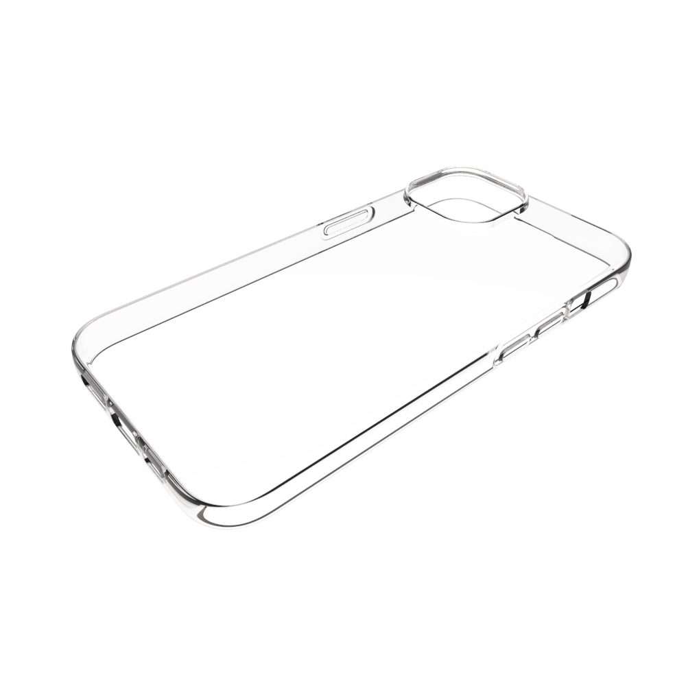 For iPhone 15 Plus Waterproof Texture TPU Phone Case(Transparent)